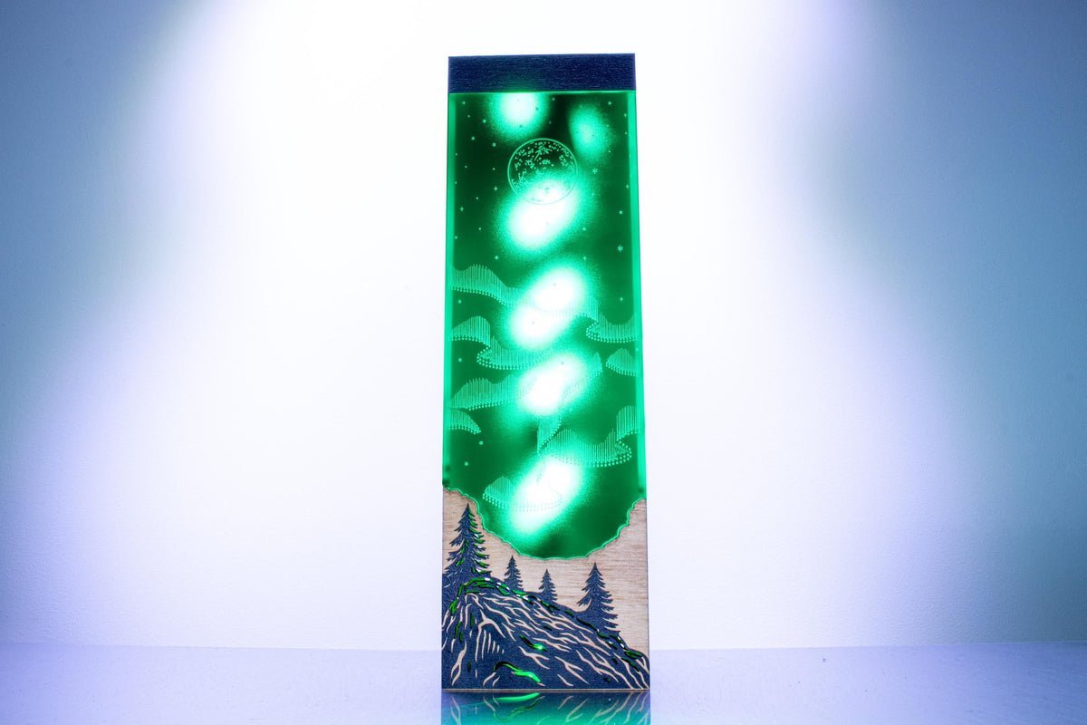 Northern Lights Lamp — Personalised Aurora