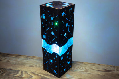 Bifurcated Cyber Lamp — Sci-Fi Night Light