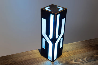 Neon Inclined Lines Lamp — Cyber Light
