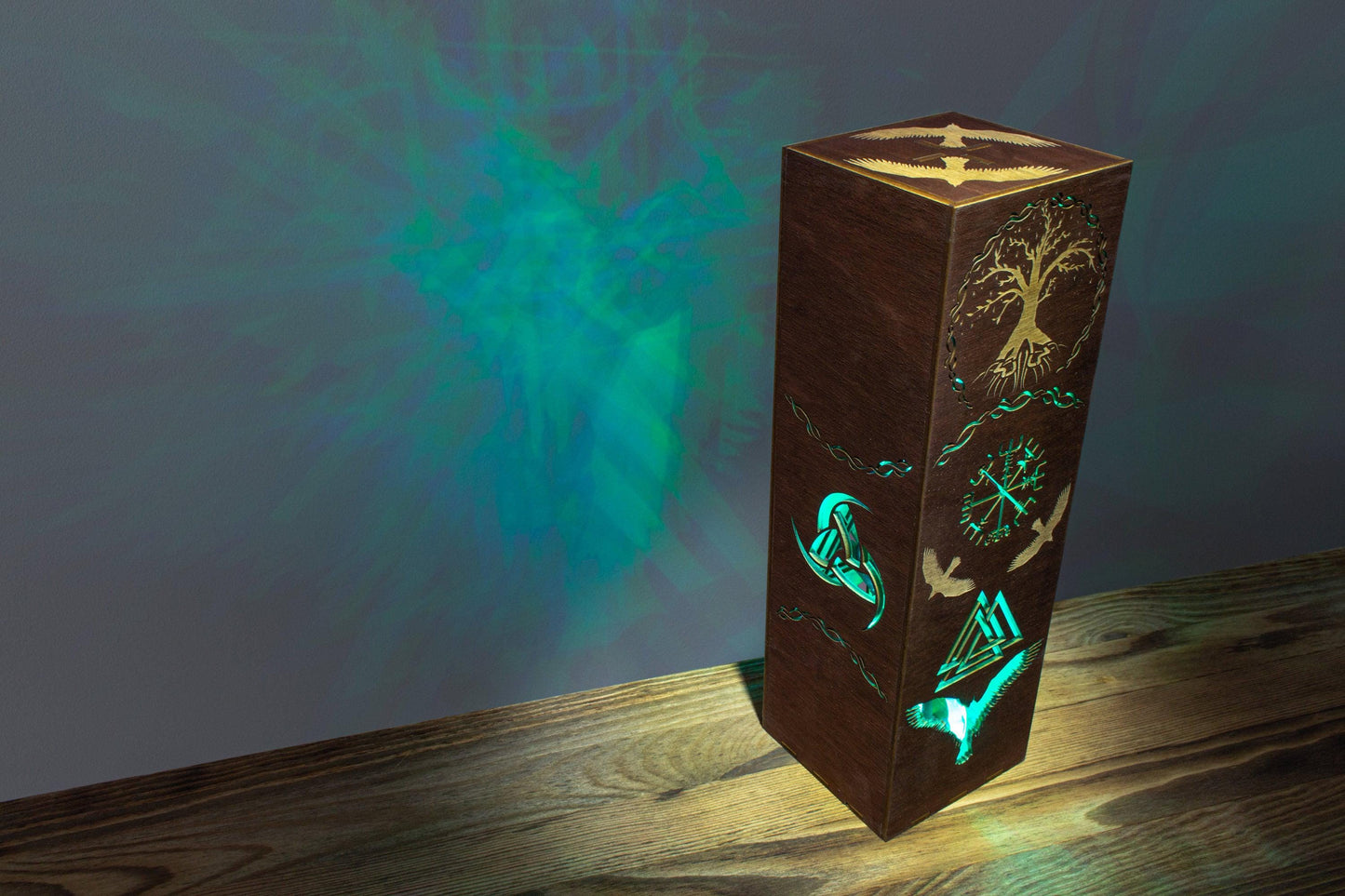 Norse Mythology Lamp — Yggdrasil & Runes Light