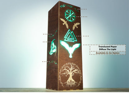 Norse Mythology Lamp — Yggdrasil & Runes Light