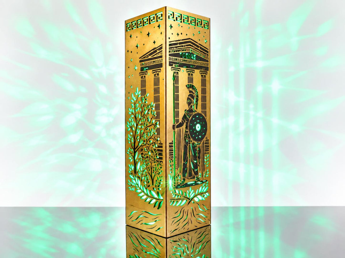 Athena Lamp — Greek Goddess Night Light