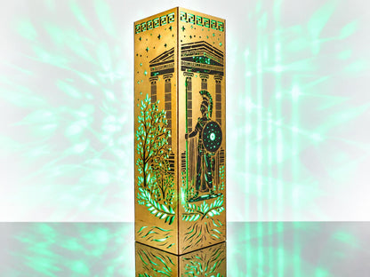 Athena Lamp — Greek Goddess Night Light