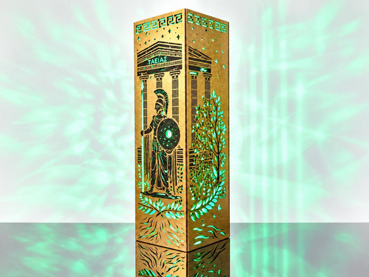 Athena Lamp — Greek Goddess Night Light