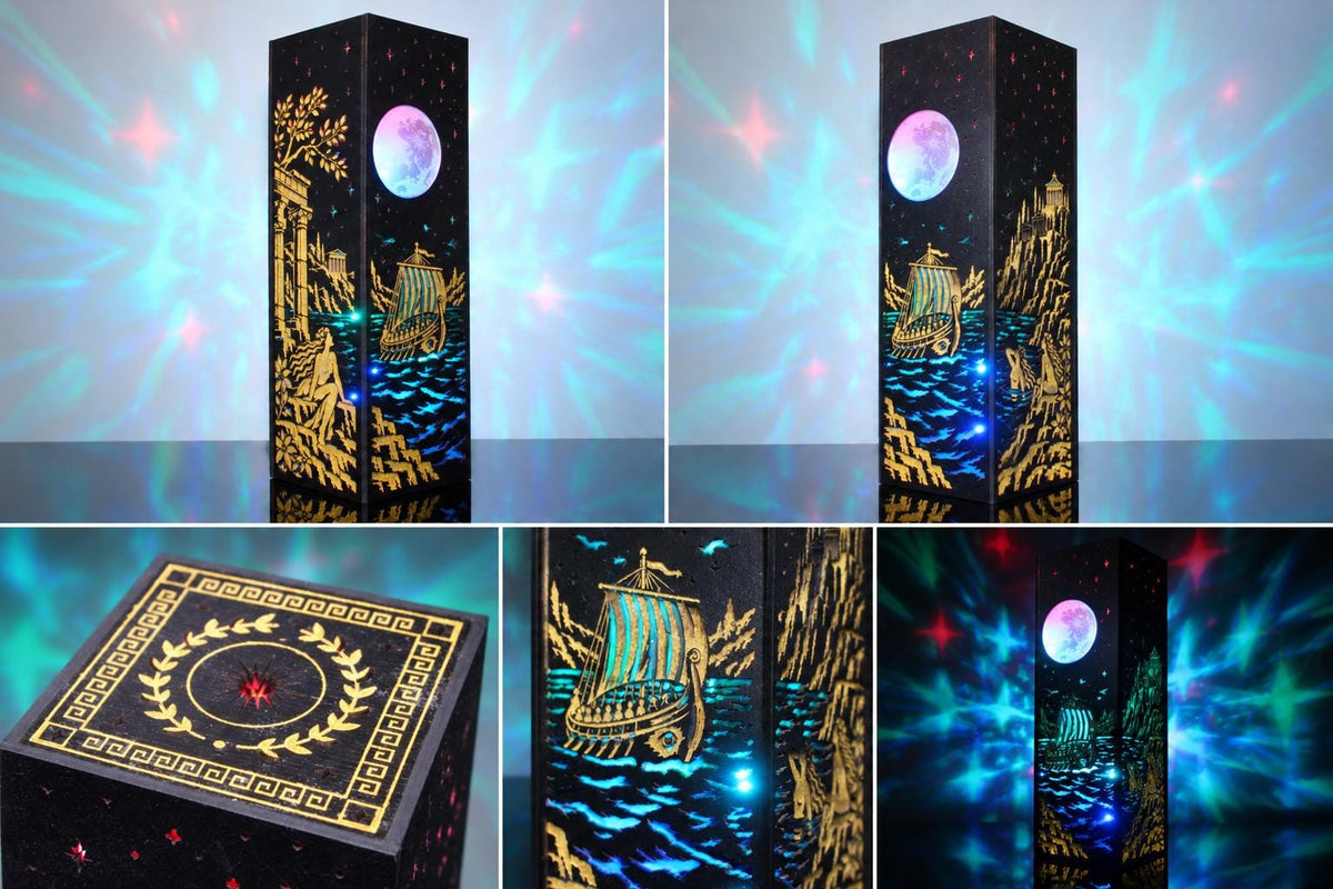 Odyssey Ship Lamp — Greek Mythology Light
