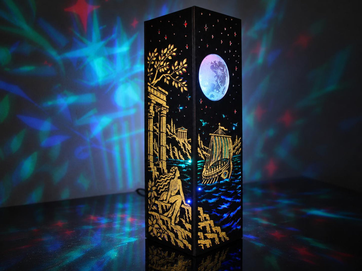 Odyssey Ship Lamp — Greek Mythology Light