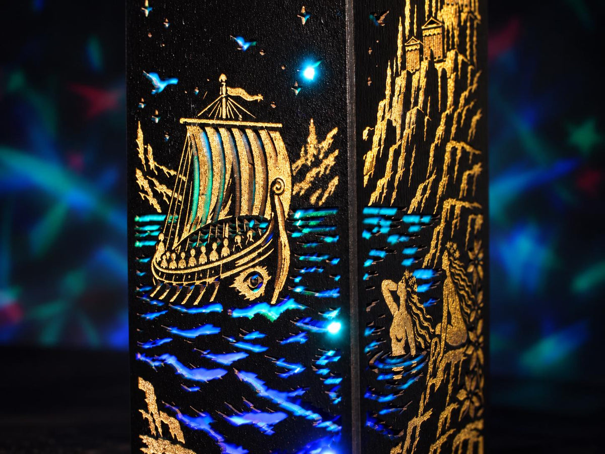 Odyssey Ship Lamp — Greek Mythology Light