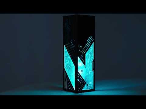 Circuit Board Lamp | CyberPunk Style LED Lamp – FavnCrafts